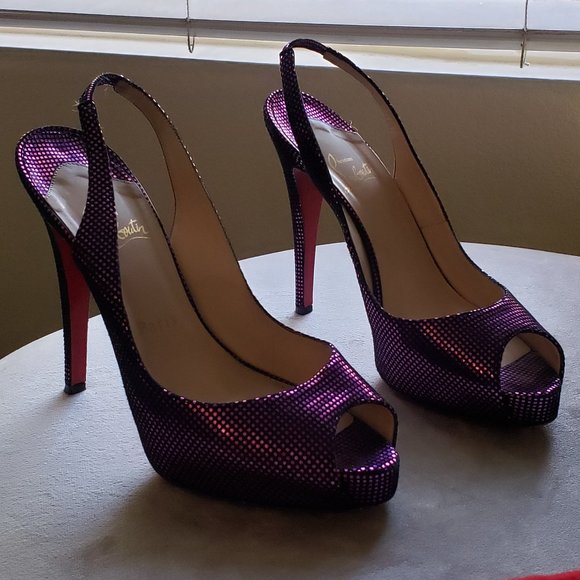 Christian Louboutin Prive 120 slingback - Picture 3 of 10